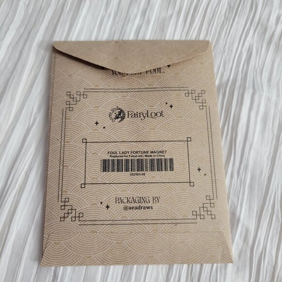 Fairyloot Foul Lady Of Fortune Inspired Enamel Magnet Eternal Embrace March 2025 - Picture 4 of 4